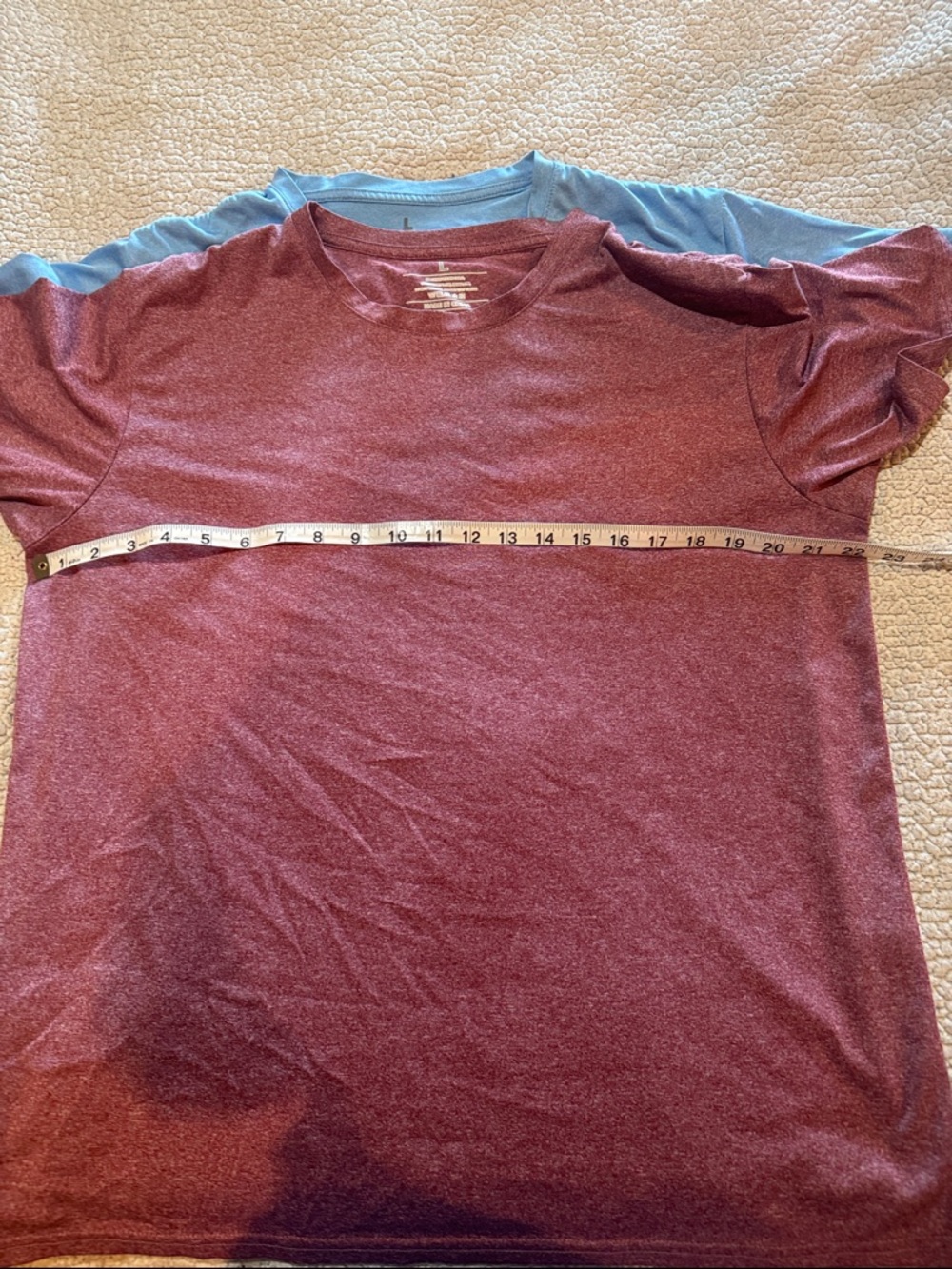 Men's Short Sleeve Crewneck Tee - Maroon